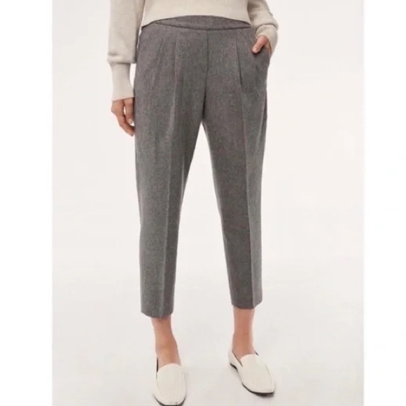 Aritzia Babaton CONAN PANT TERADO wool blend pants in Gray - Picture 1 of 9